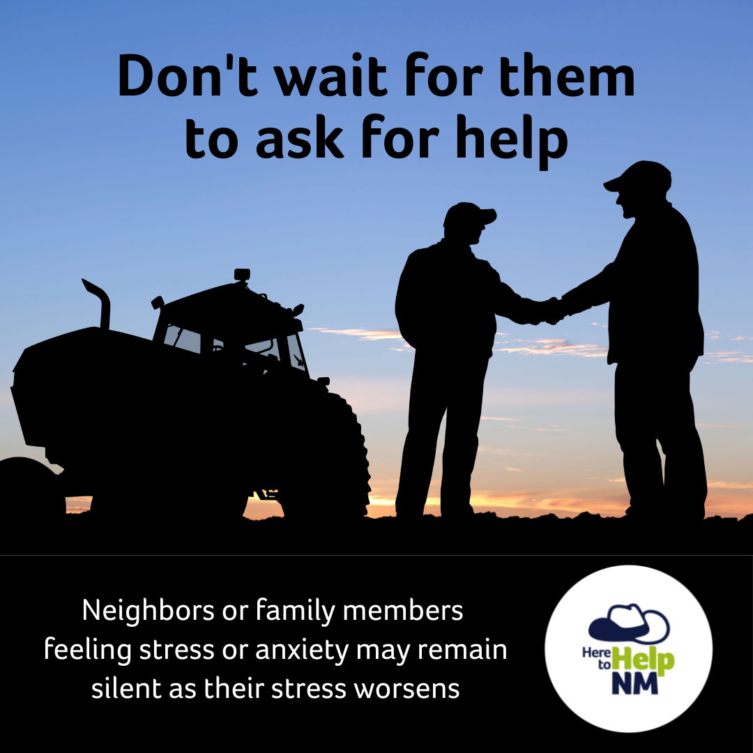 Here to Help graphic that states 'Don't wait for them to ask for help'